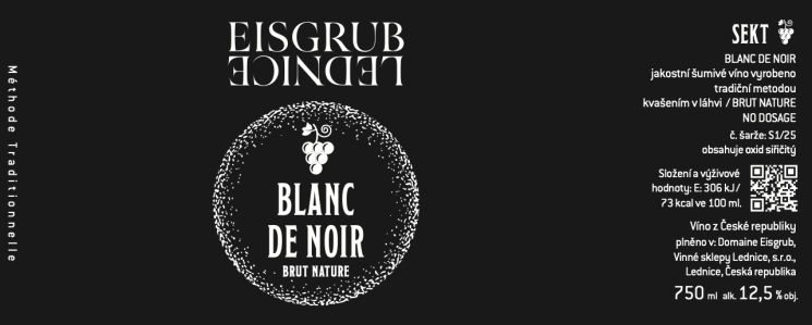 Blanc de Noir etiketa